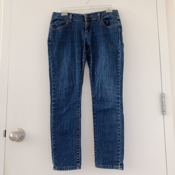 JECCI FIVE MID RISE SKINNY WOMEN'S JEANS Size L - Picture 1 of 3